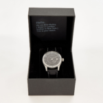 Brix & Bailey Black Leather Wade Automatic Watch