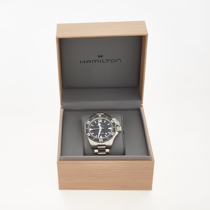 Hamilton Silver Tone Automatic Frogman Watch