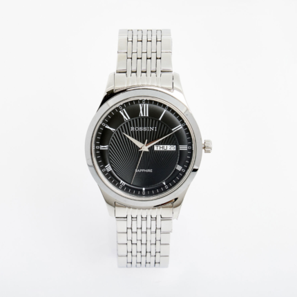 Rossini Silver Tone & Black Watch